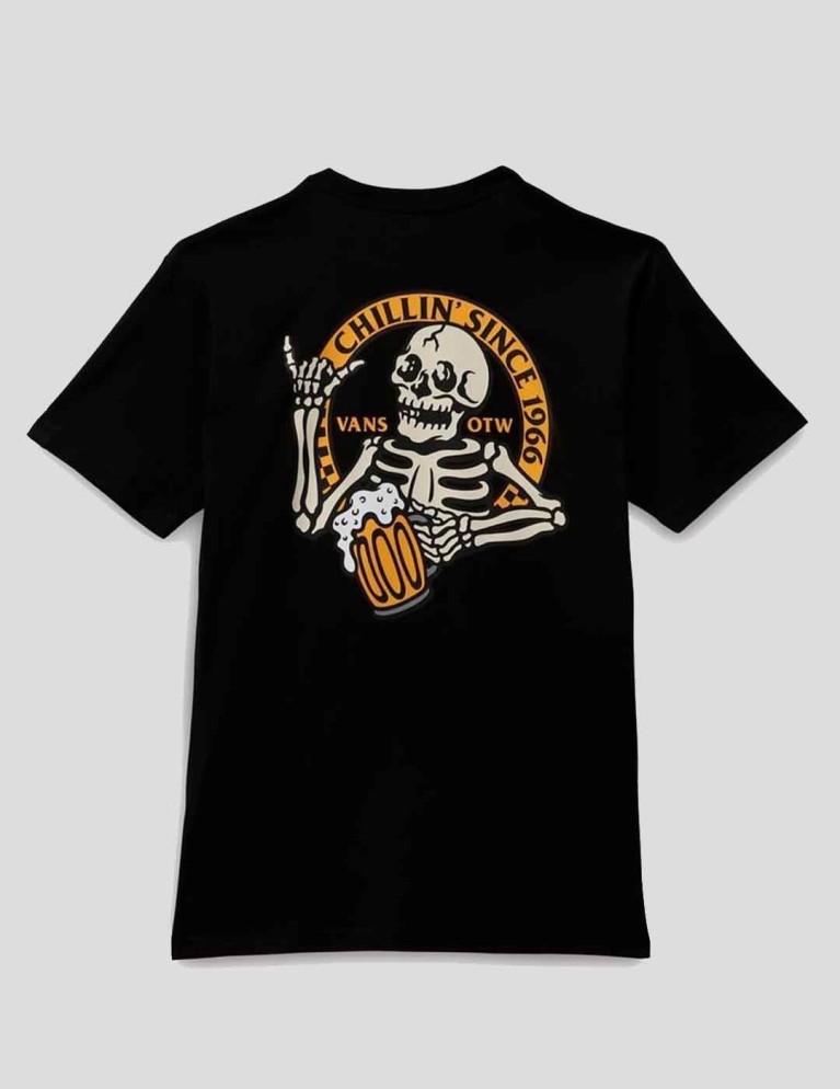 T-shirt VANS chillin da 66 tee nero